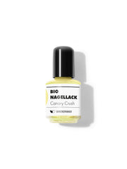 Langhaltender Pastel Bio Nagellack in gelb freisteller #color_canary-crush