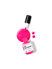 Knalliger pflanzenbasiert Nagellack in pink ausgekippt #color_pink-paradise