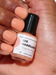 Langhaltender Pastel Bio Nagellack in hell blau mood #color_tangerine-tango